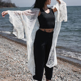 Women's Black Bamboo Crop Top