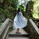 Women's long white lace boho, Cover up, Shop T.K.S