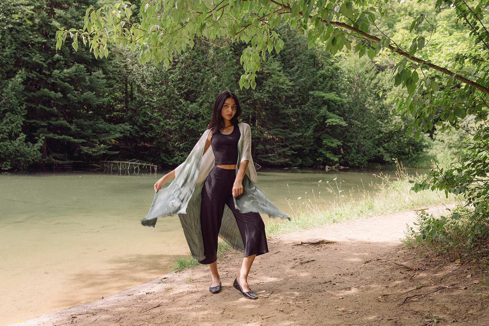 Women's Sage Green ombre cover up, Shop T.K.S