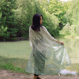 Women's, green lace ombre boho kimono cover up, Shop T.K.S, maternity clothing