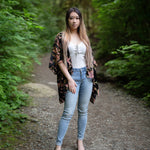 Women's Cherry Blossom Velvet Short Kelly Cover up, Maternity clothing, Shop T.K.S