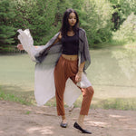 Women's burnt orange lounge pant, Shop T.K.S