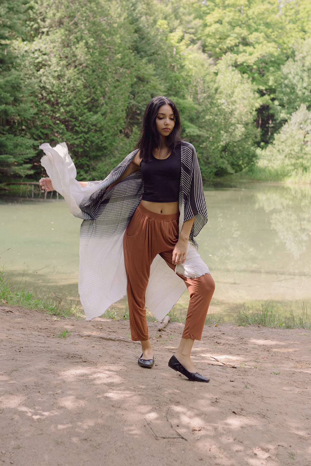 Women's burnt orange lounge pant, Shop T.K.S