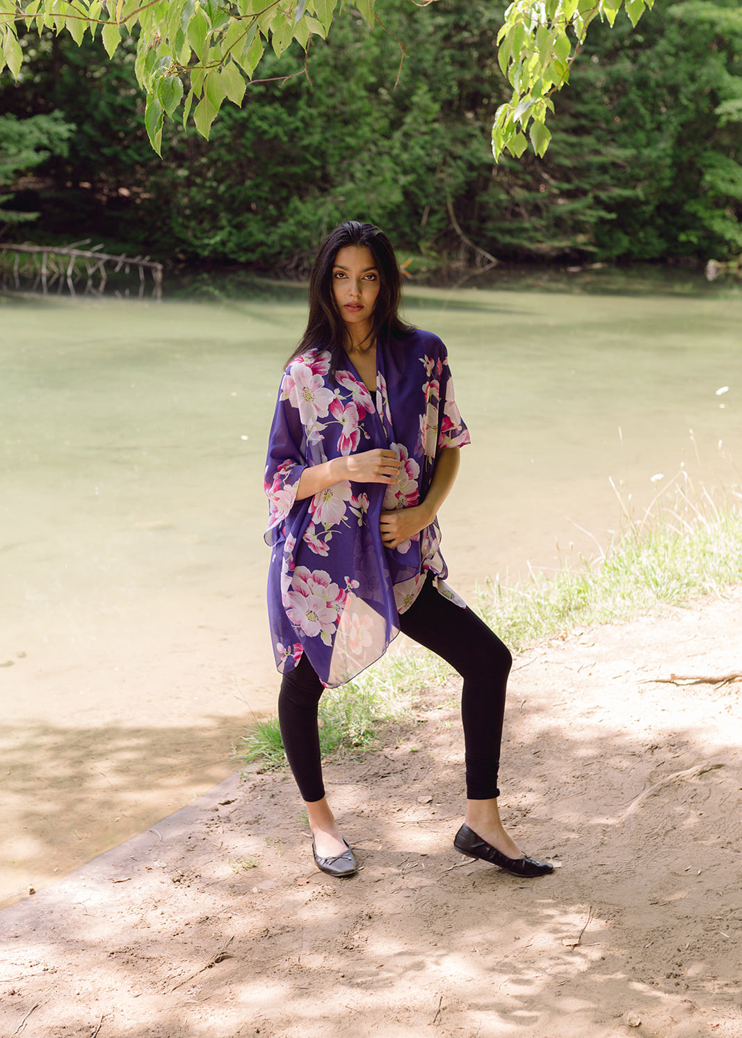 women's purple light weight cover up, beach cover up, Shop T.K.S