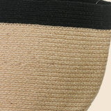 Women's Boho Cotton Jute Tote Bag