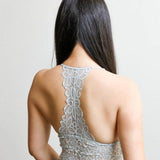 Women's light blue floral lace crop top, Shop T.K.S lingerie