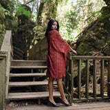 Women's burnt orange sweater cover up, Shop T.K.S