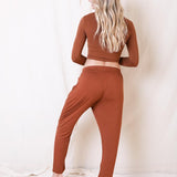 Women's rust orange comfortable loungewear loungepant, Shop T.K.S