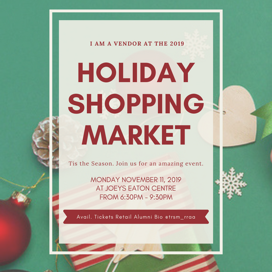 Holiday Shopping Starts Now! Pop Up Market at Ryerson University!