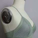 Women's sage green lace lingerie bralette crop top, Shop T.K.S Canada