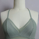 Women's sage green lace lingerie bralette crop top, Shop T.K.S Canada