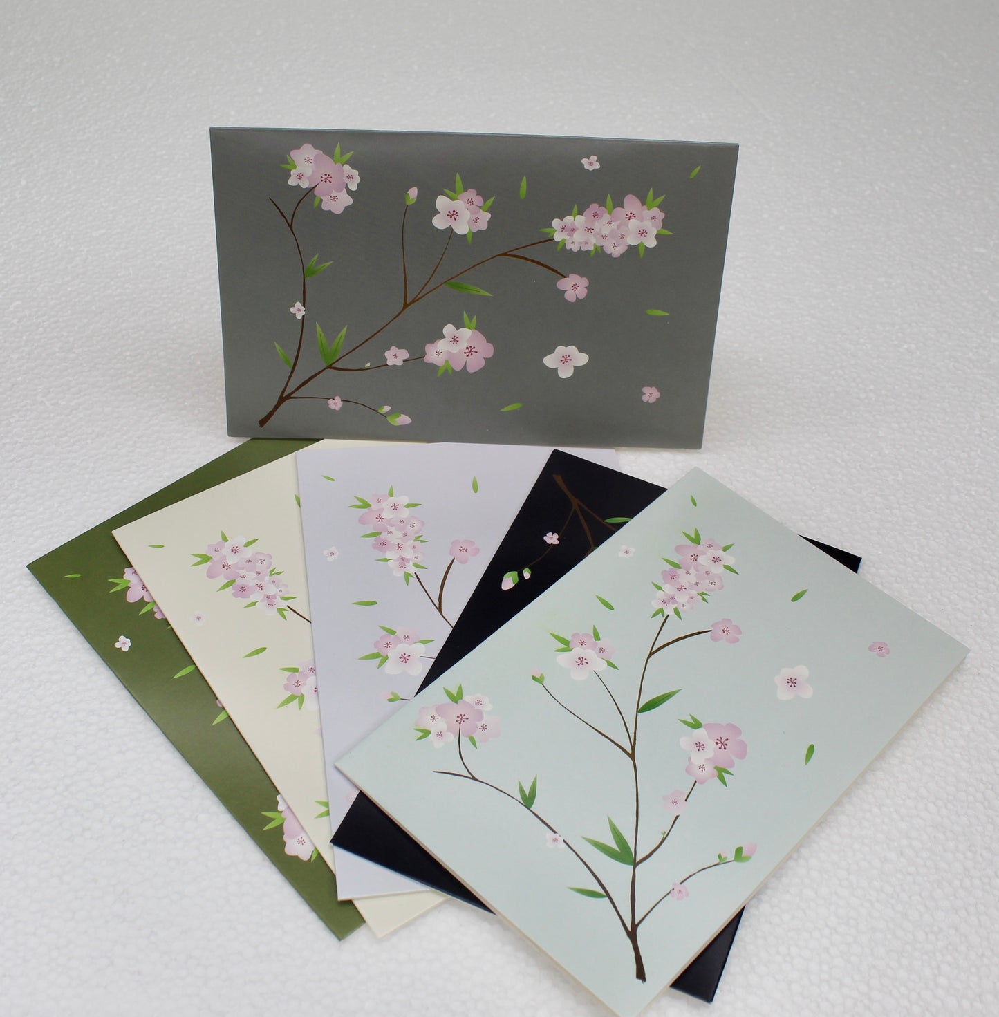 Cherry Blossom Blank Card